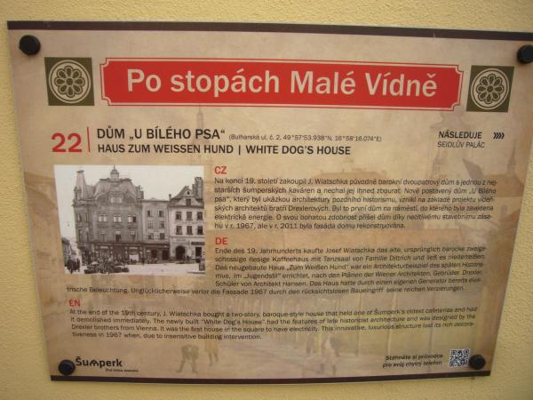Po stopách Malé Vídně - informační cedule 22
